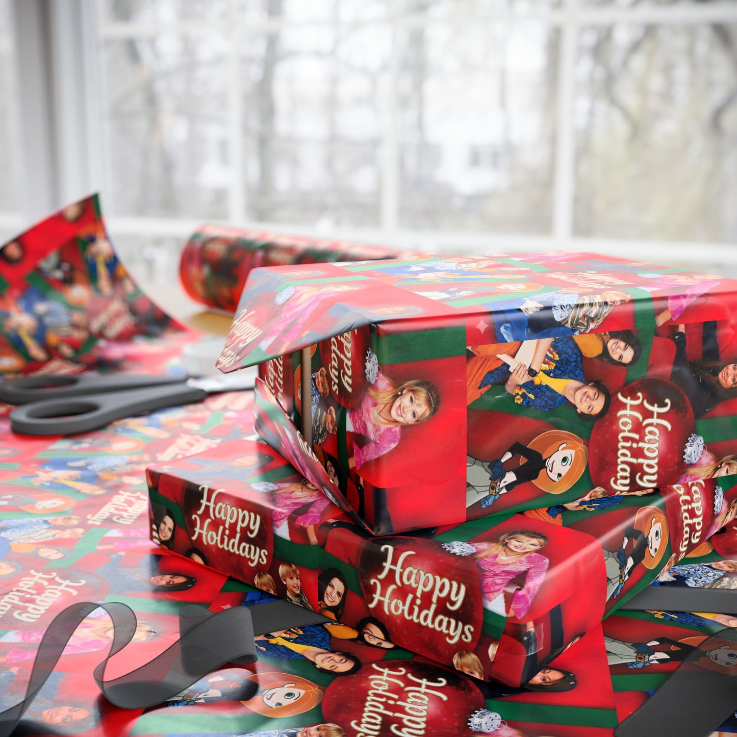 Disney Channel Christmas Wrapping Paper
