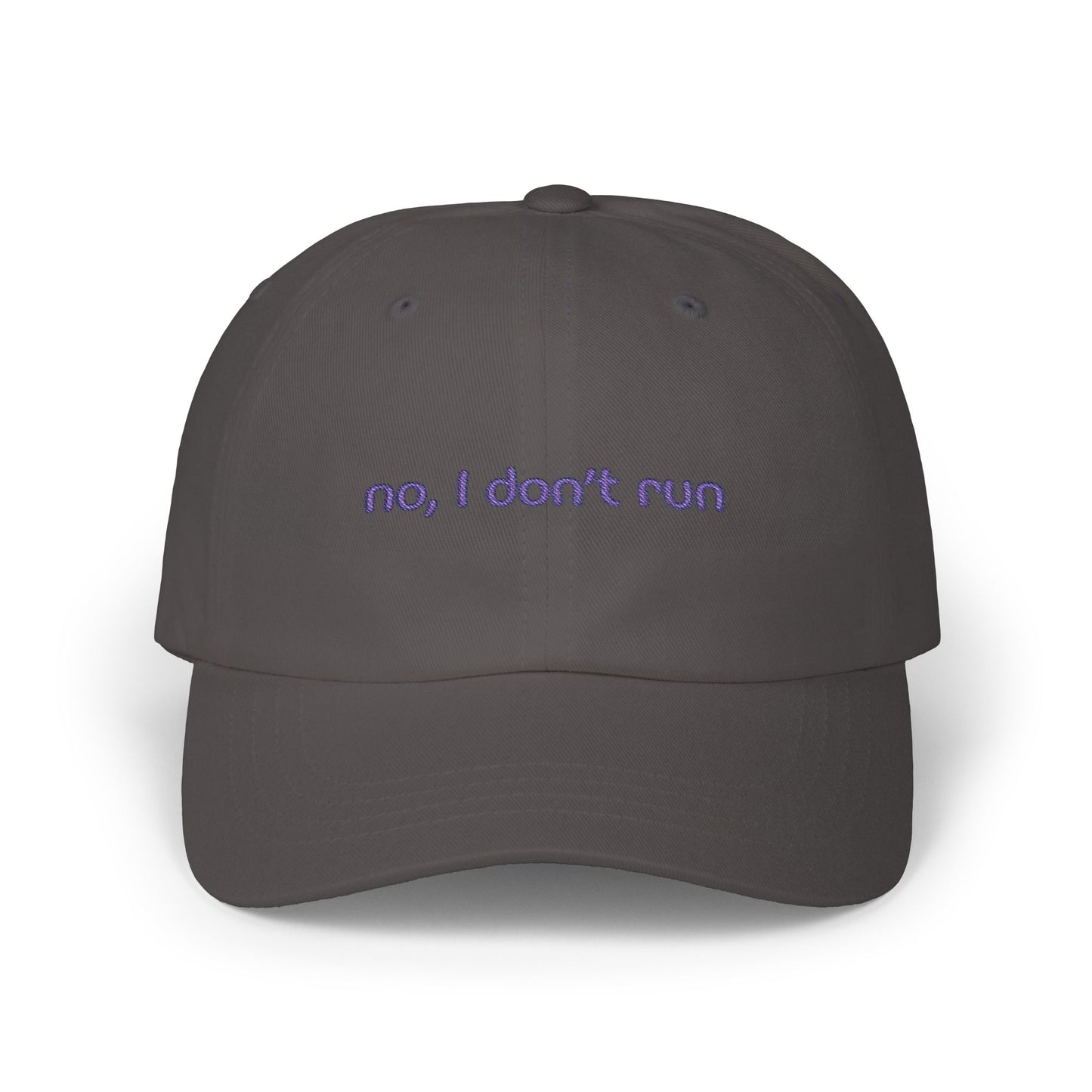 "No, I Don't Run" Alex Russo phrase Embroidered Casual Baseball Hat