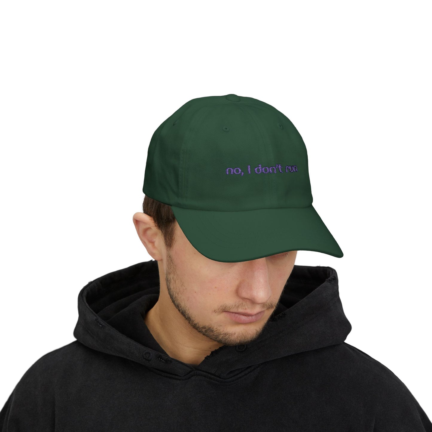 "No, I Don't Run" Alex Russo phrase Embroidered Casual Baseball Hat
