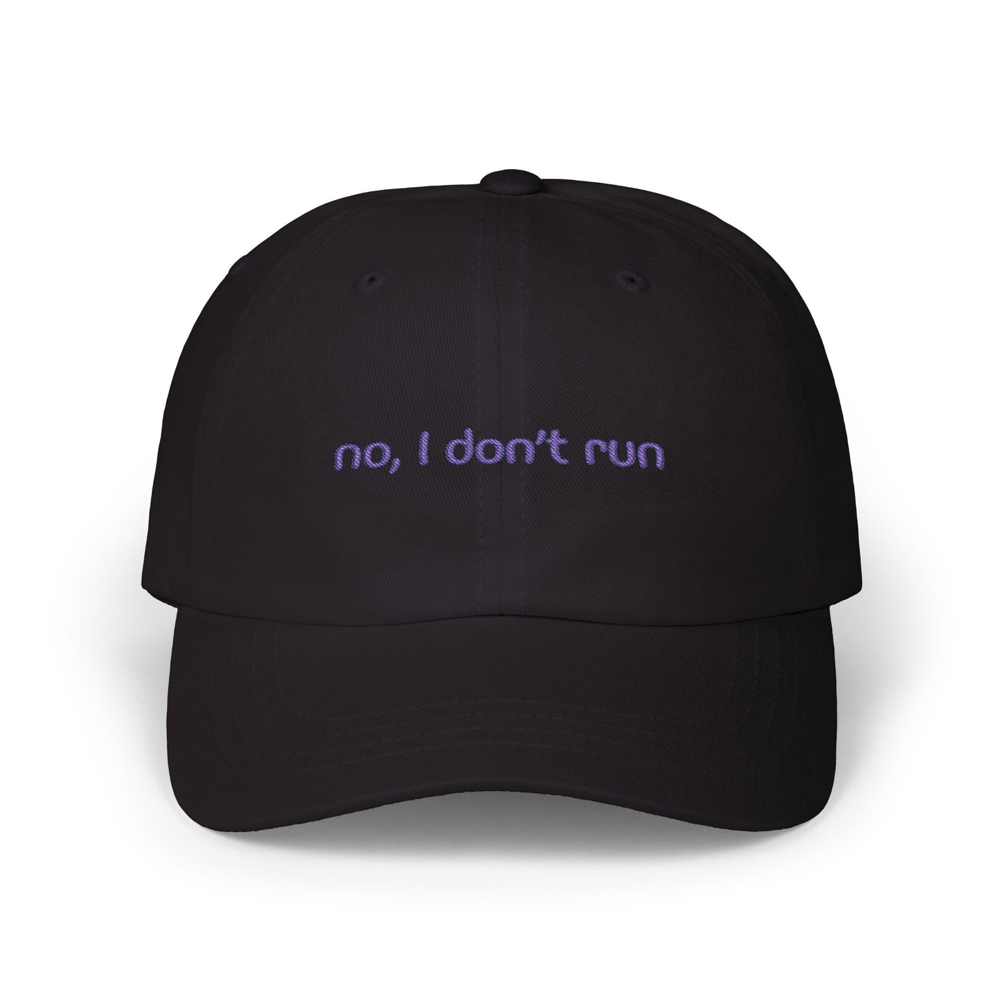 "No, I Don't Run" Alex Russo phrase Embroidered Casual Baseball Hat