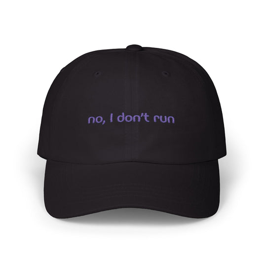 "No, I Don't Run" Alex Russo phrase Embroidered Casual Baseball Hat