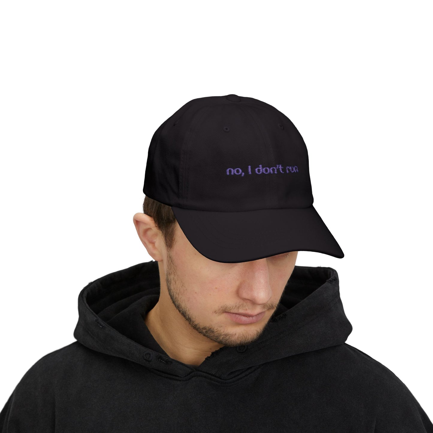 "No, I Don't Run" Alex Russo phrase Embroidered Casual Baseball Hat