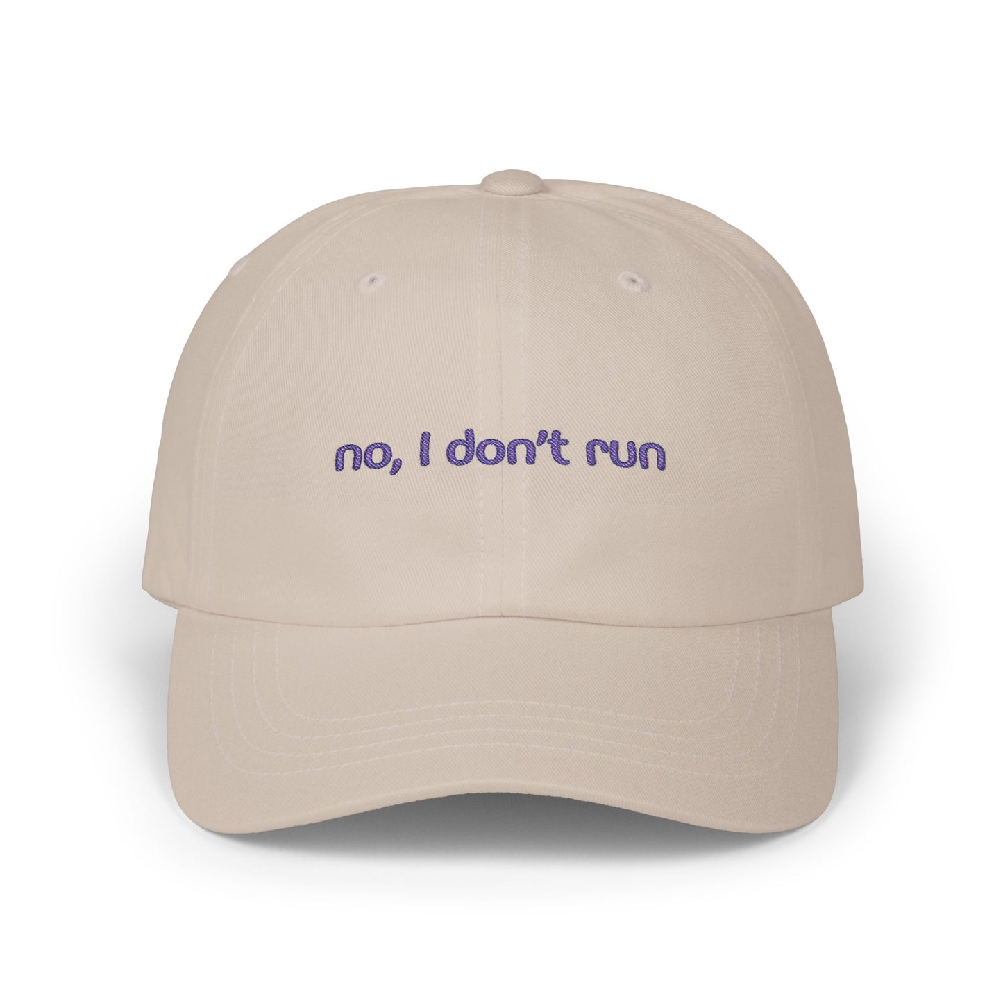 "No, I Don't Run" Alex Russo phrase Embroidered Casual Baseball Hat