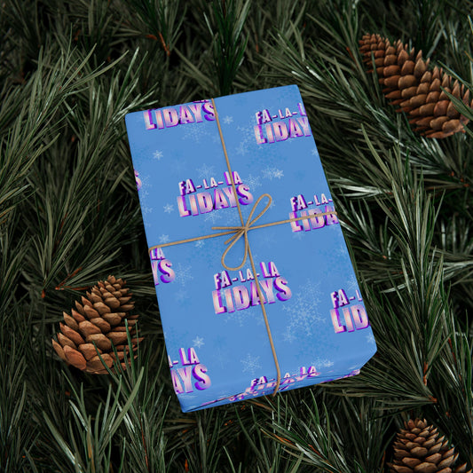 FA-LA-LALIDAYS Christmas Wrapping Paper