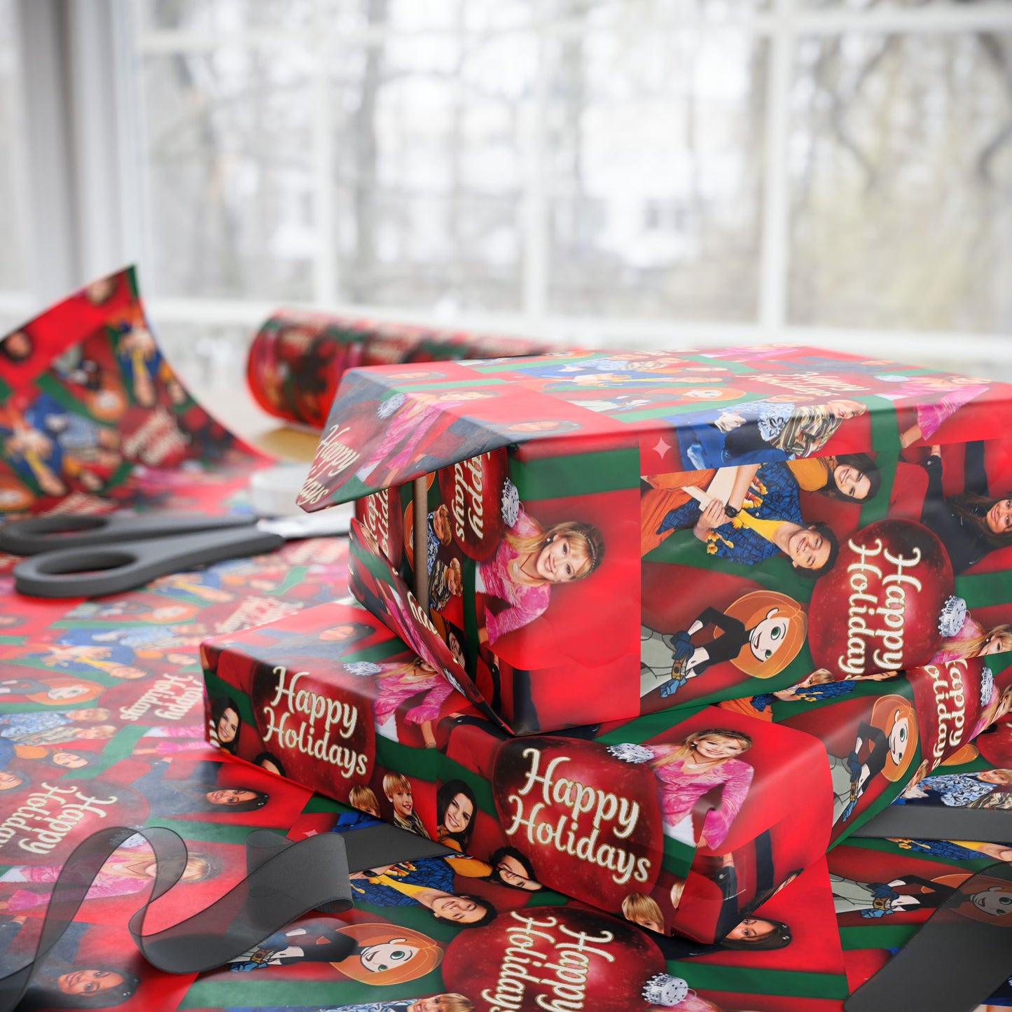 Disney Channel Christmas Wrapping Paper