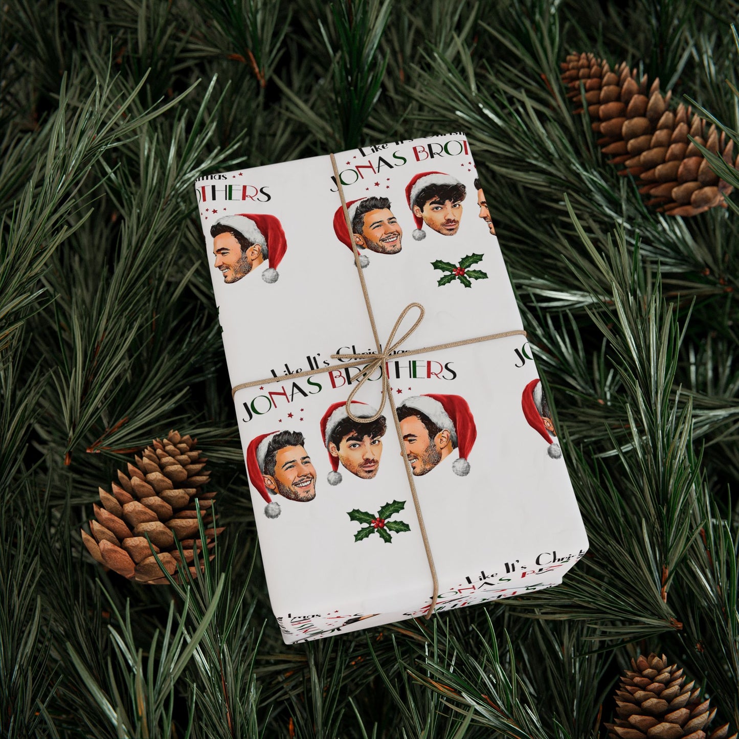 Jonas Brothers “Like it’s Christmas” Wrapping Paper