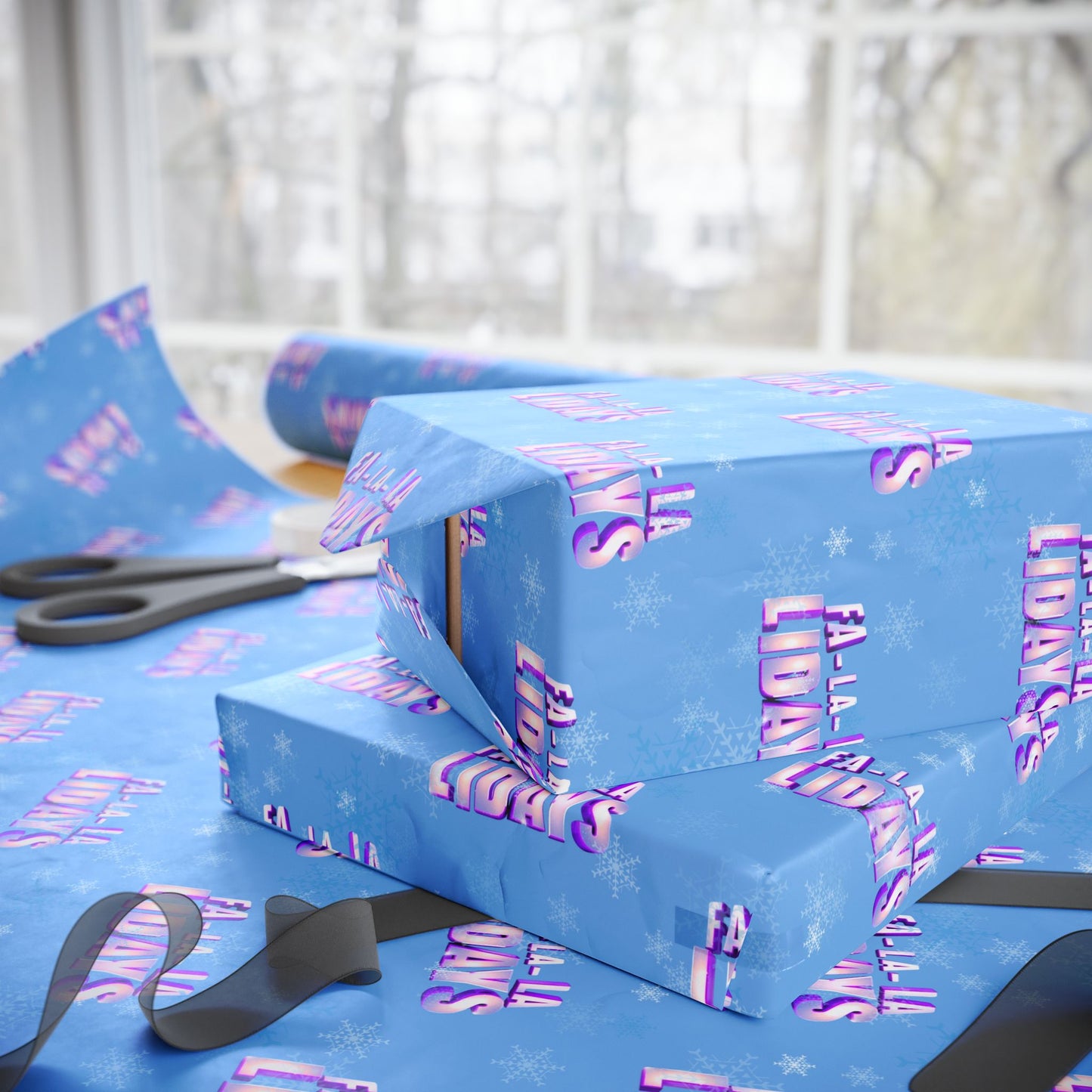 FA-LA-LALIDAYS Christmas Wrapping Paper