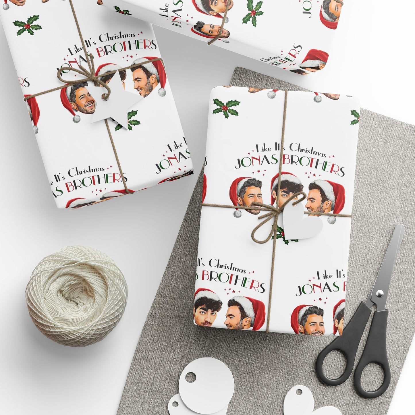 Jonas Brothers “Like it’s Christmas” Wrapping Paper