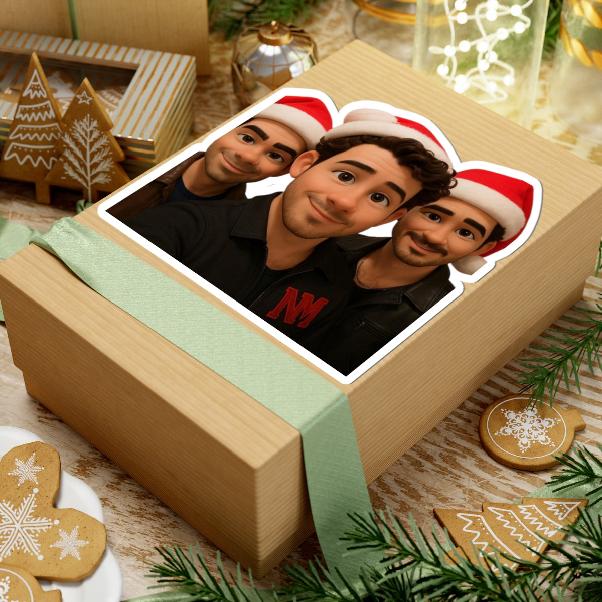 Jonas Brothers Christmas Sticker