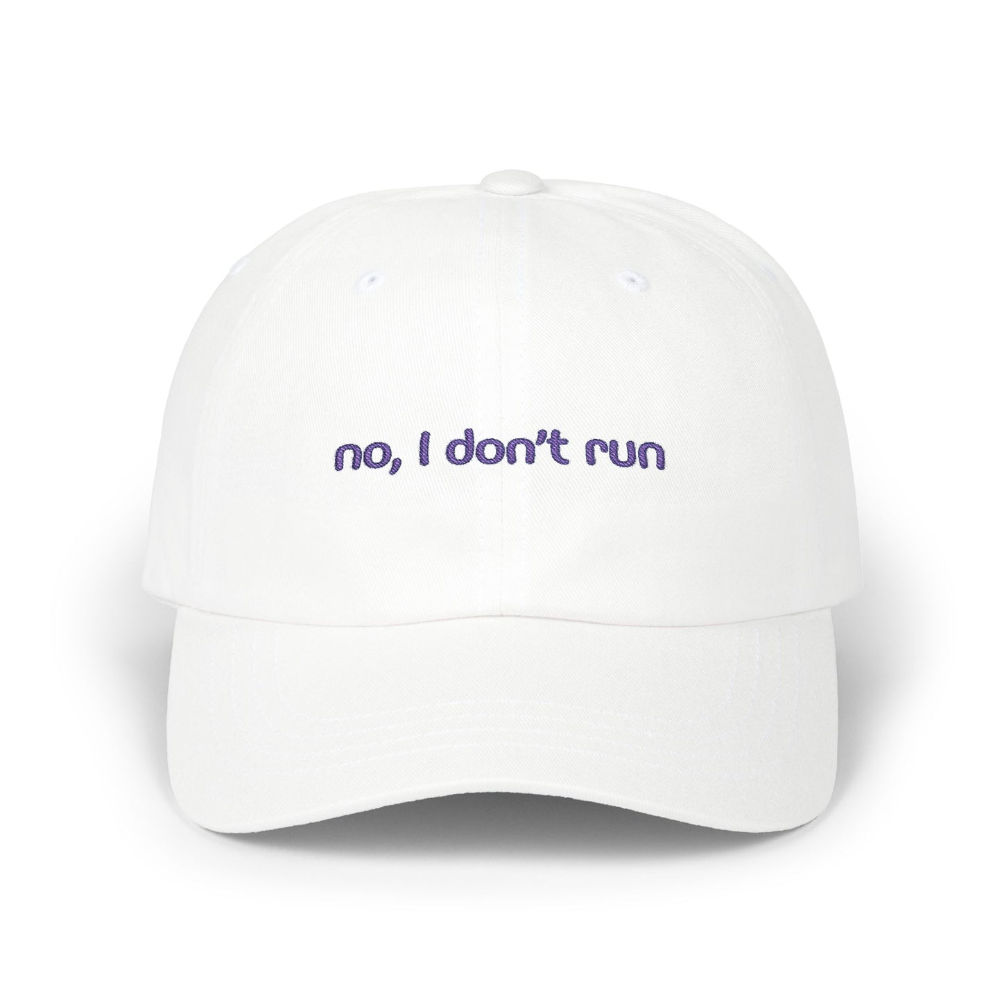 "No, I Don't Run" Alex Russo phrase Embroidered Casual Baseball Hat