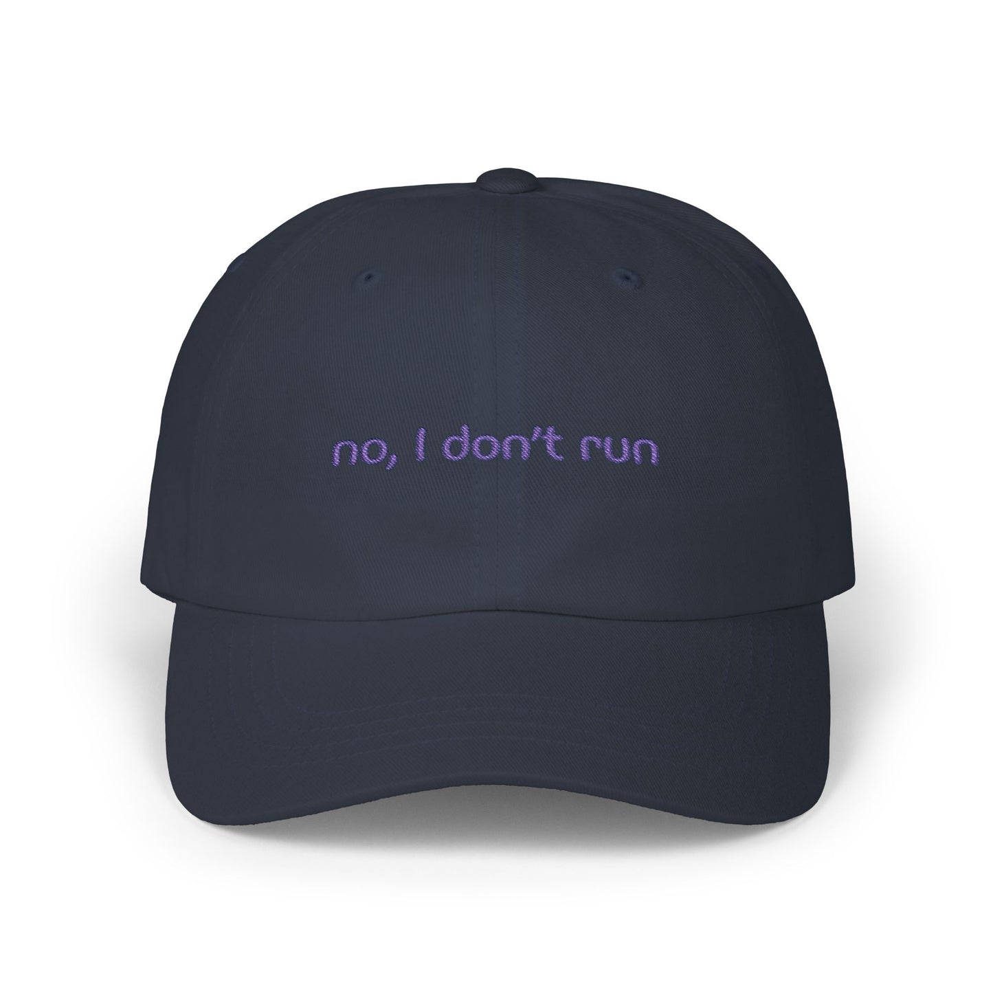 "No, I Don't Run" Alex Russo phrase Embroidered Casual Baseball Hat