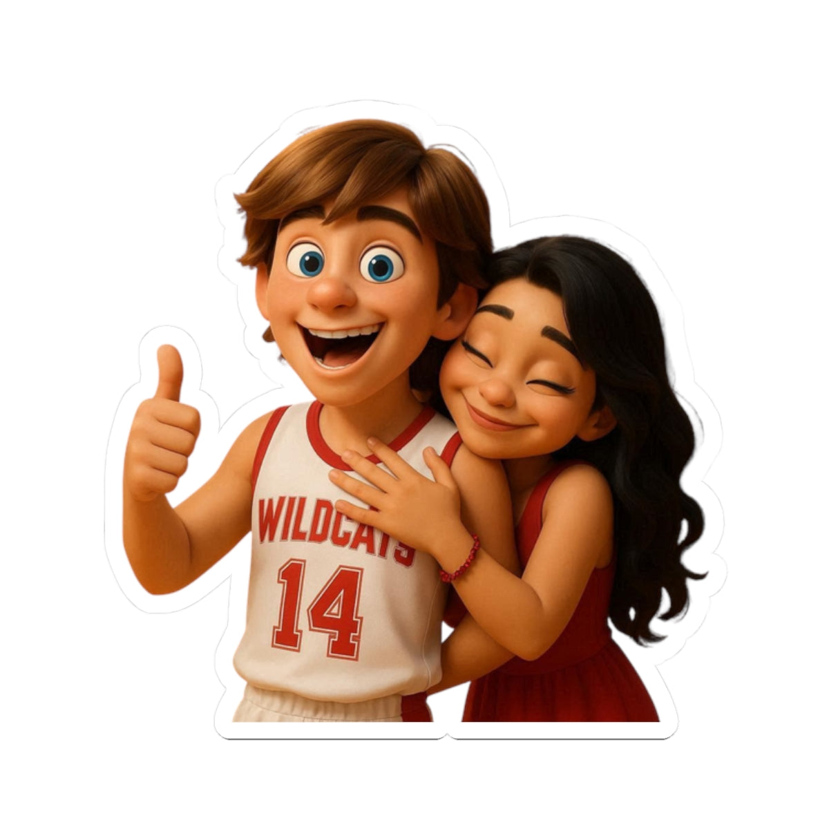 Troy and Gabriella Sticker