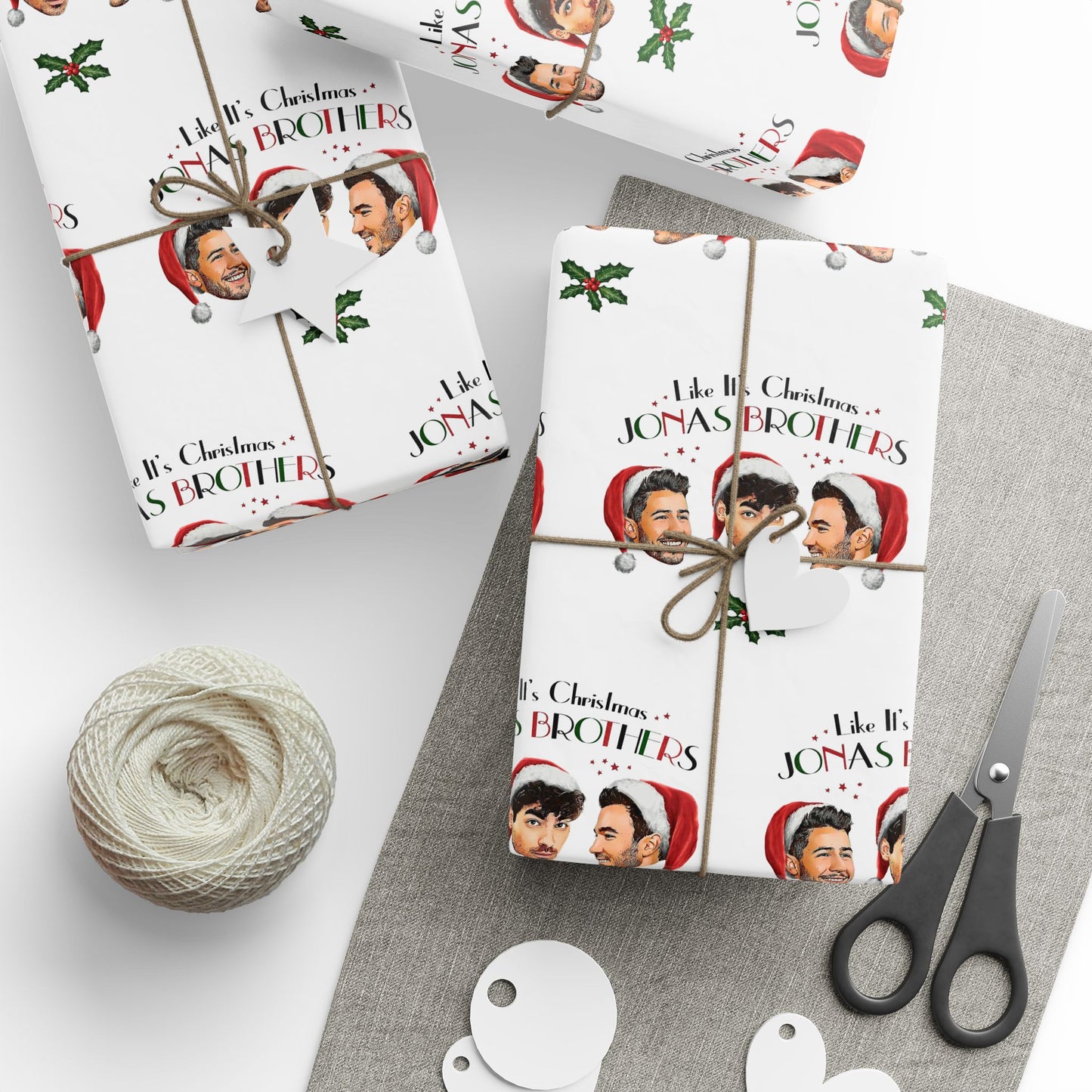 Jonas Brothers “Like it’s Christmas” Wrapping Paper