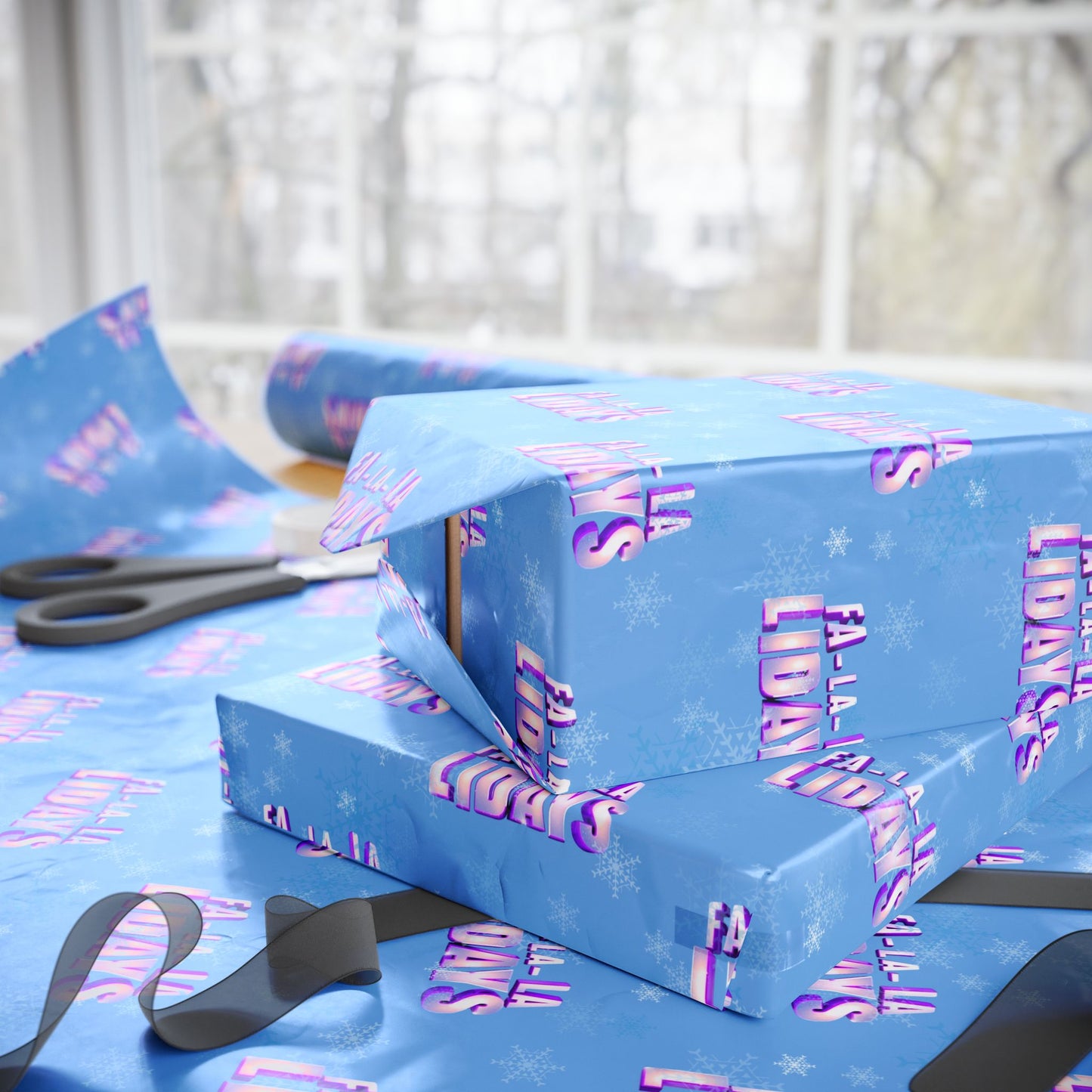 FA-LA-LALIDAYS Christmas Wrapping Paper