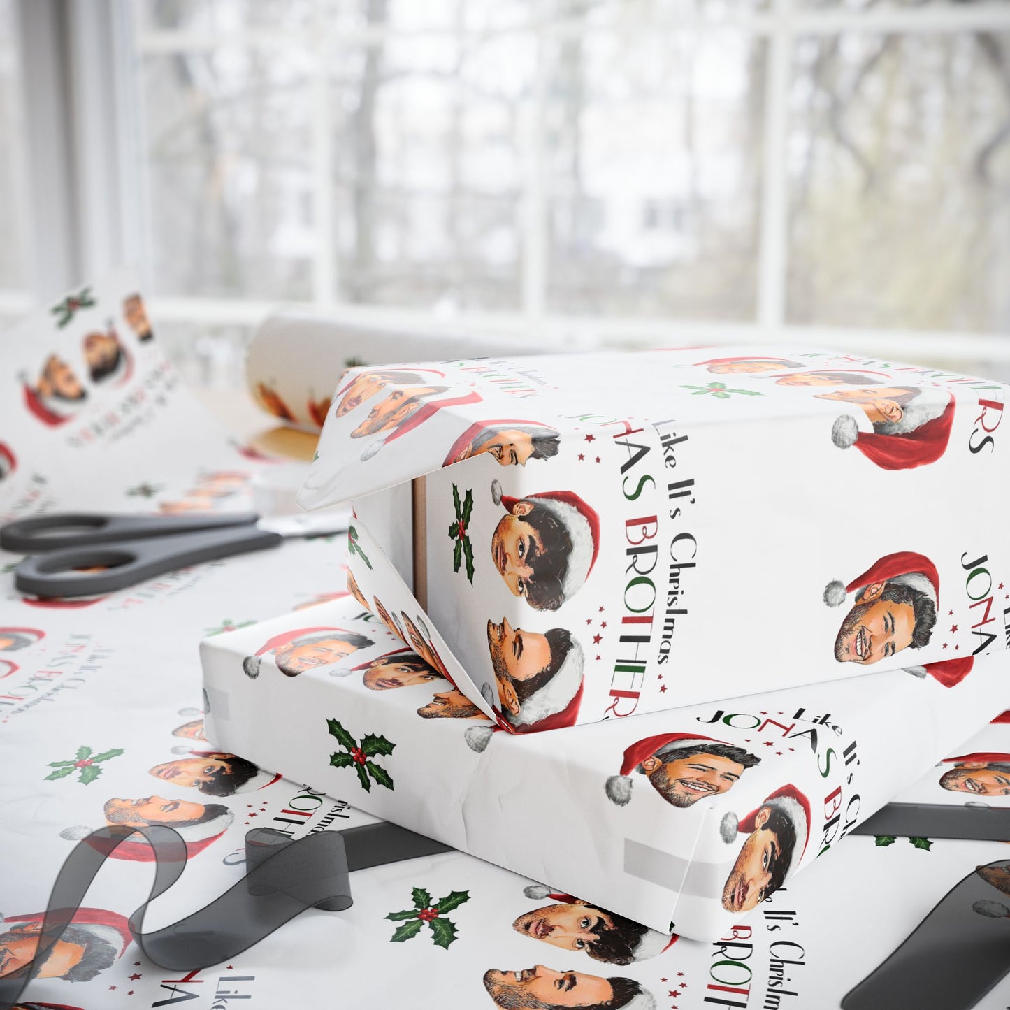 Jonas Brothers “Like it’s Christmas” Wrapping Paper