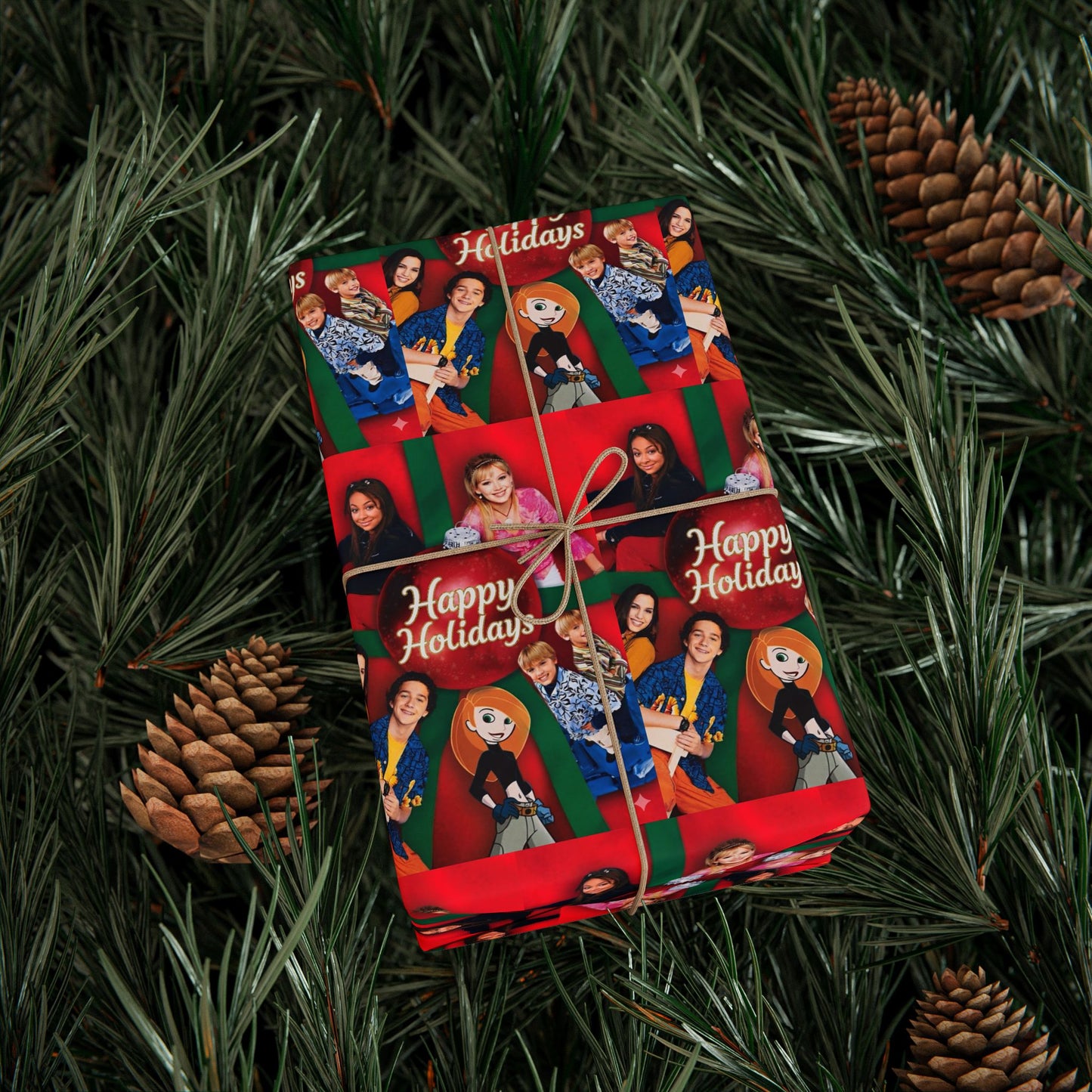 Disney Channel Christmas Wrapping Paper
