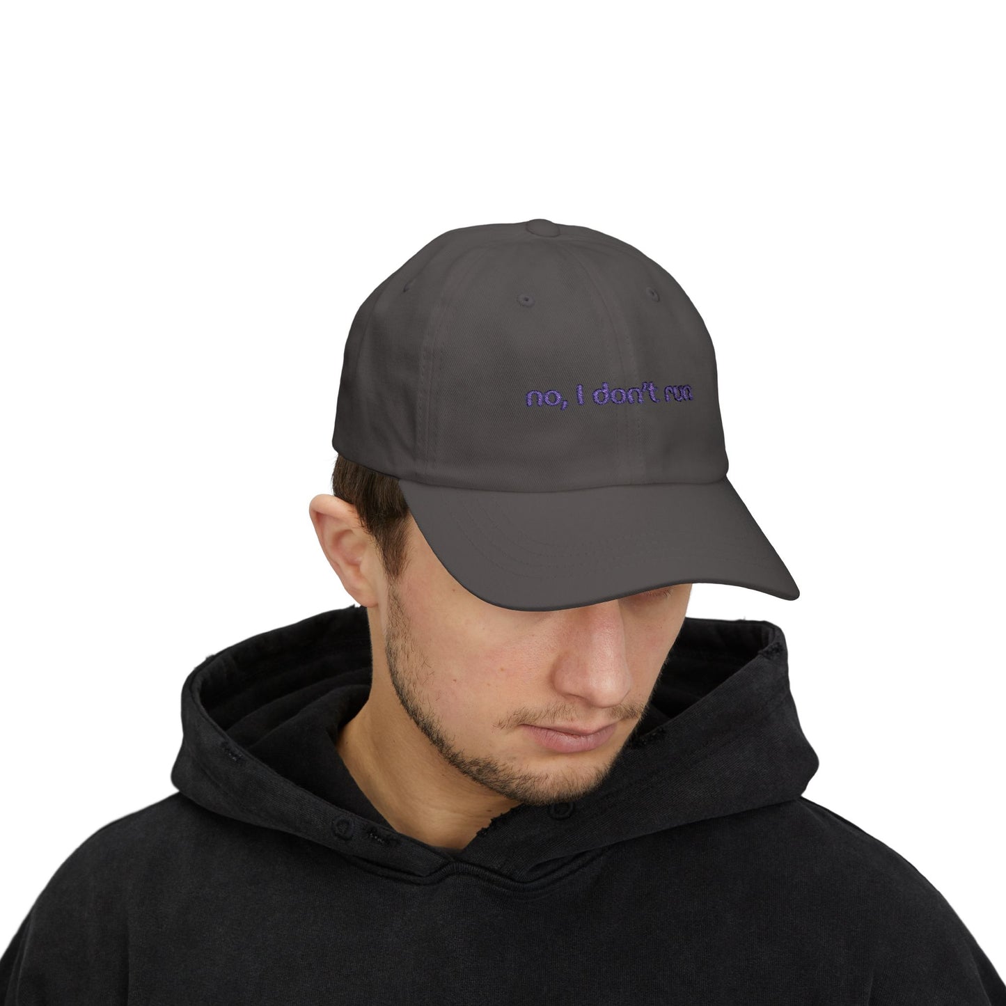 "No, I Don't Run" Alex Russo phrase Embroidered Casual Baseball Hat
